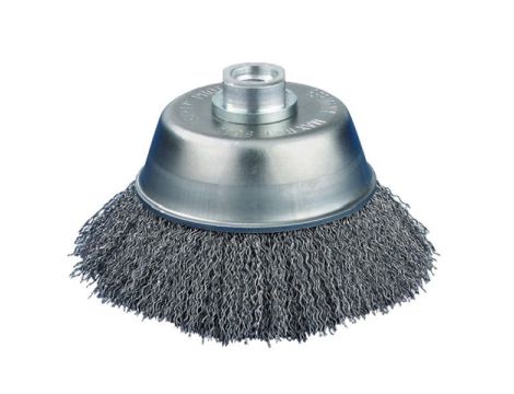 Szczotka doczołowa 60 mm/M14 ABRABORO - drut karbowany 0,3 mm