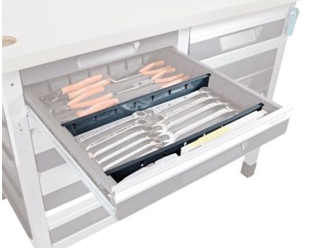 Przegródka do szuflady Wolfcraft - mała [2 szt.] - 2