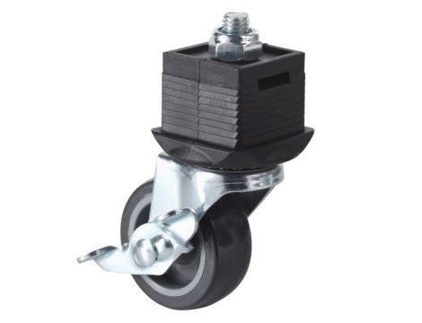 Stopka obrotowa z kółkiem z hamulcem Wolfcraft