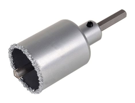 Otwornica 68 mm Wolfcraft - z nasypem z węglików spiekanych, kompletna