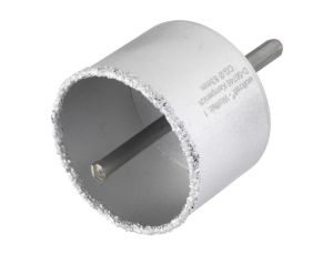 Otwornica 83 mm Wolfcraft - z nasypem z węglików spiekanych, kompletna