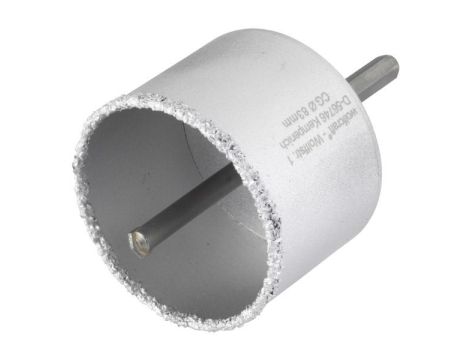 Otwornica 83 mm Wolfcraft - z nasypem z węglików spiekanych, kompletna