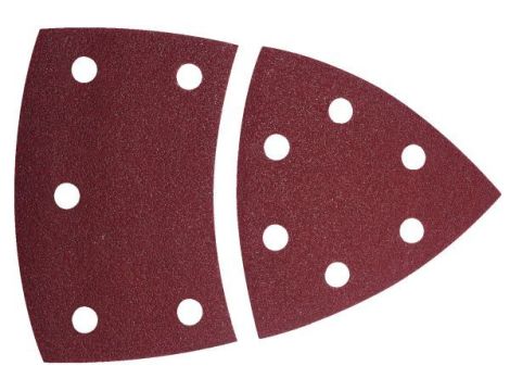 Papier szlifierski 95 mm Wolfcraft - gr. 60, perforowany, na rzep [10 szt.]