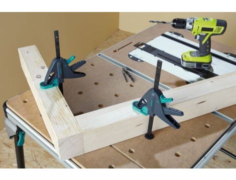 Ścisk do stołów Wolfcraft, płaszczyznowy PRO / 65-150 mm - 2