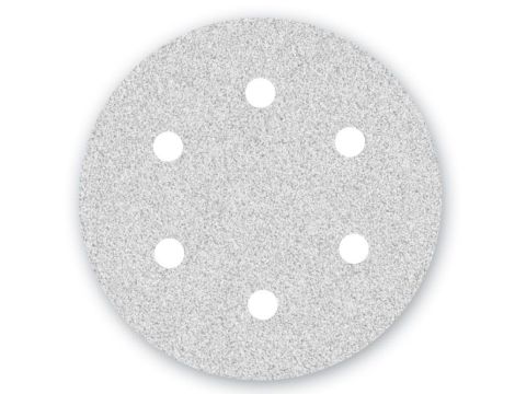 Papier ścierny Menzer WHITE fi 225 z 6 otworami K60 do szlifierek do gipsu 25 szt/opak. LHS/TBS 225 PRO