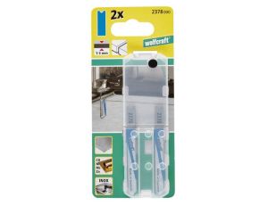 2 brzeszczoty Wolfcraft - uchwyt U, blachy, metale nieżelazne, Inox - image 2