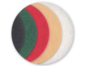 PADY średnie matujące CZERWONE do MENZER ESM 406 25 mm (5 szt.)