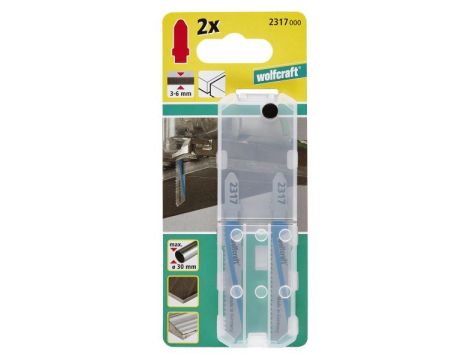 2 brzeszczoty Wolfcraft - uchwyt T, dokładne cięcia - 2