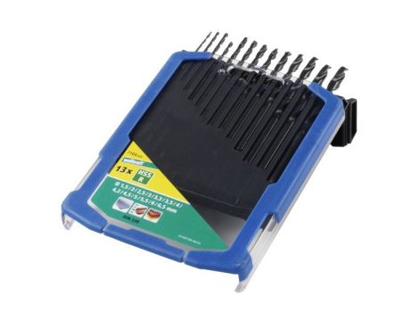 Zestaw wierteł do metalu HSS DIN 338 1,5 - 6,5 mm Wolfcraft [13 szt.]