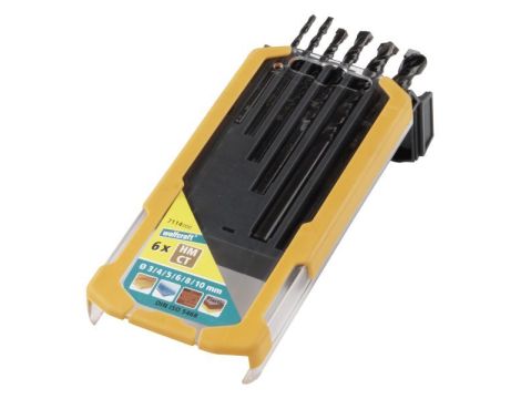 Zestaw wierteł uniwersalnych 3 - 10 mm Wolfcraft [6 szt.]