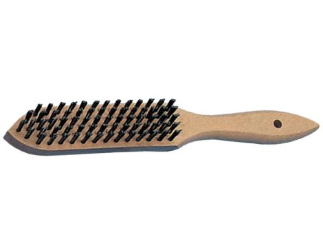 Szczotka ręczna 5-rzedowa 290 mm ABRABORO - drut inox