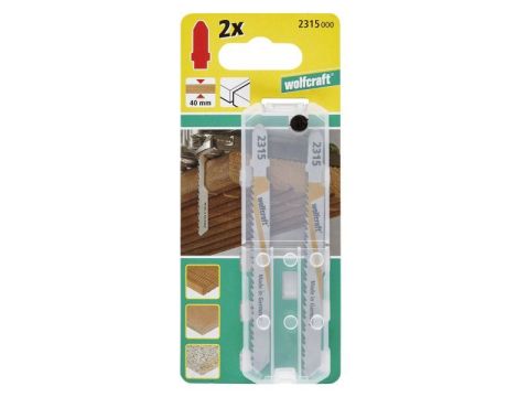 2 brzeszczoty Wolfcraft - uchwyt T, dokładne, czyste cięcia - 2