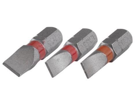 Bit płaski 0,8 x 5,5 + 1,0 x 5,5 + 1,2 x 6,5 Wolfcraft - 25 mm