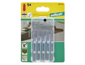 5 brzeszczotów Wolfcraft - uchwyt T, blachy, metale nieżelazne, aluminium, dokładne cięcia - image 2