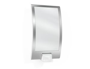 Lampa elewacyjna z czujnikiem ruchu i zmierzchu Steinel L 22 S PIR max.60W E27 IP44 IK03 230V srebrna / stal nierdzewna