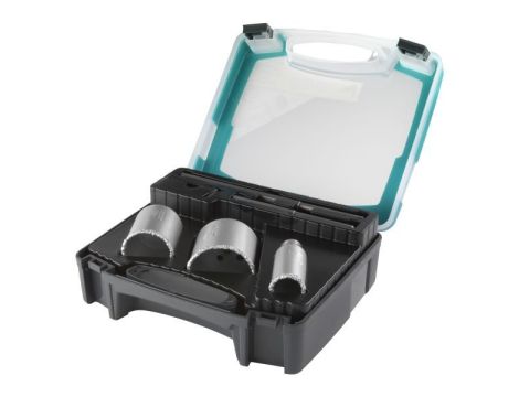 Zestaw otwornic HM Wolfcraft, 5 elementów, 33, 53, 68 mm