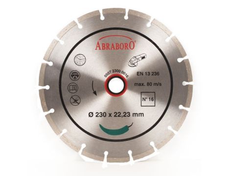 Tarcza diamentowa 125 x 22/7 ABRABORO N16, standard