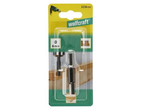 Frez do rowków 8 mm Wolfcraft - WS, trzpień 8 mm - 2