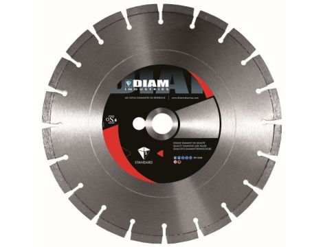 Tarcza diamentowa 350 x 25,4/10 DIAM TB85 laser, standard +