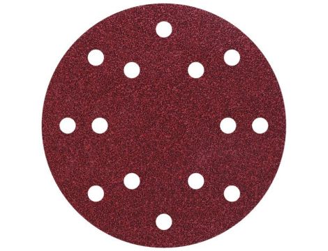 Papier szlifierski 150 mm Wolfcraft - gr. 120, perforowany, na rzep [5 szt.]