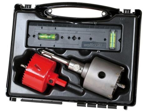 Zestaw otwornic 68 mm/ BiM + HM Wolfcraft