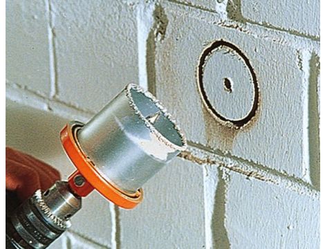 Otwornica 73 mm Wolfcraft - z nasypem z węglików spiekanych - 3