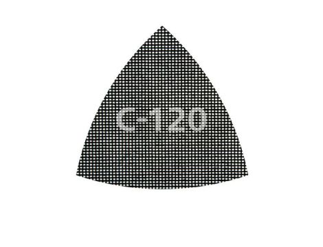 Siatka ścierna 95 mm Wolfcraft - gr. 80/120/220 [5 szt.]