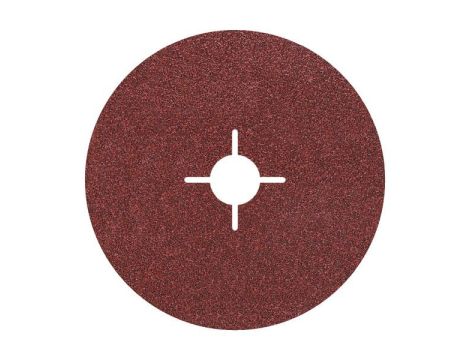 Papier szlifierski 115 mm Wolfcraft - gr. 100, fibrowy [ 5 szt.]