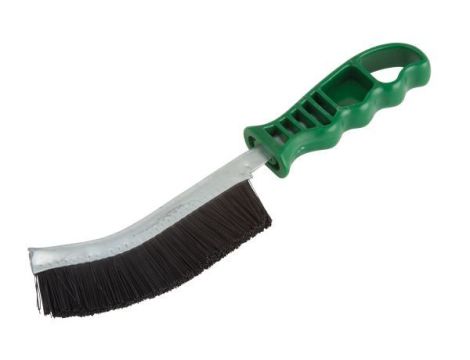 Szczotka ręczna 1-rzędowa 265 mm Wolfcraft - drut pokryty nylonem