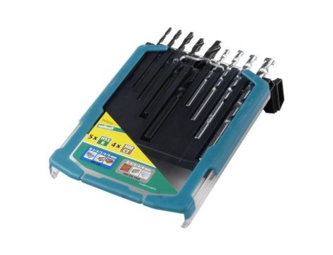 Zestaw wierteł mieszanych: metal, kamień 3 - 8 mm Wolfcraft