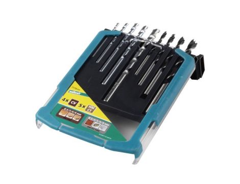 Zestaw wierteł mieszanych: drewno, kamień 3 - 8 mm Wolfcraft