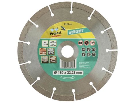 1 Tarcza diamentowa  Pro Universal 180, Wolfcraft