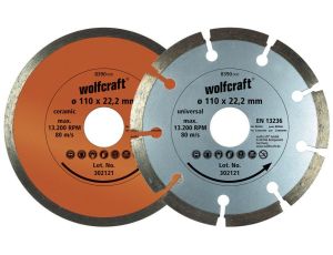 2 tarcze diamentowe fi 110 mm, Wolfcraft - image 2