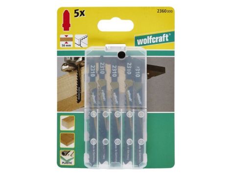 5 brzeszczotów Wolfcraft - uchwyt T, szybkie, bardzo zgrubne cięcia - 2