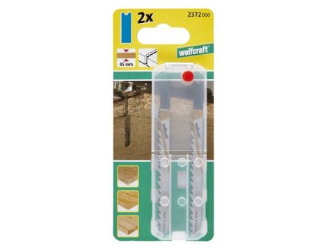 2 brzeszczoty Wolfcraft - uchwyt U, szybkie zgrubne cięcia - 2