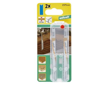 2 brzeszczoty Wolfcraft - uchwyt U, dokładne i czyste cięcia - 2