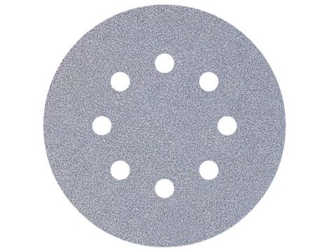 Papier szlifierski 125 mm Wolfcraft - gr. 80, perforowany, na rzep - do farby i lakieru [5 szt.]