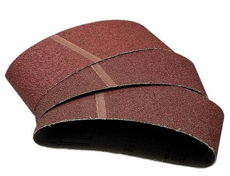 Taśma szlifierska 65x410 mm Wolfcraft - gr. 40, tkanina [3 szt.]