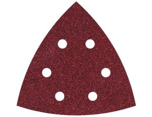 Papier szlifierski 105 mm Wolfcraft - gr. 60/120/240, perforowany, na rzep [ 20 szt.]