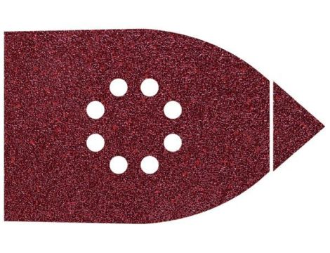 Papier szlifierski 107x142 mm Wolfcraft - gr. 60, perforowany, na rzep [6 szt.]