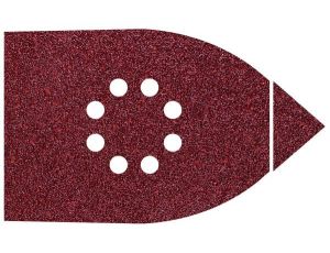 Papier szlifierski 107x142 mm Wolfcraft - gr. 120, perforowany, na rzep [6 szt.]