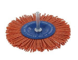 Szczotka tarczowa 100 mm ABRABORO, nylonowa