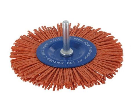 Szczotka tarczowa 100 mm ABRABORO, nylonowa