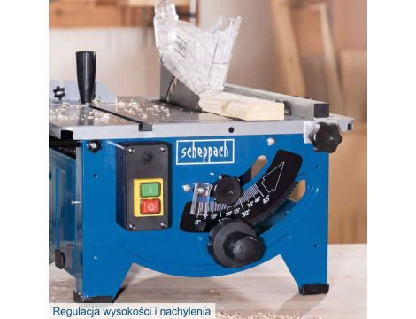 Piła stołowa 210 mm 1200W HS80 230V Scheppach - 5