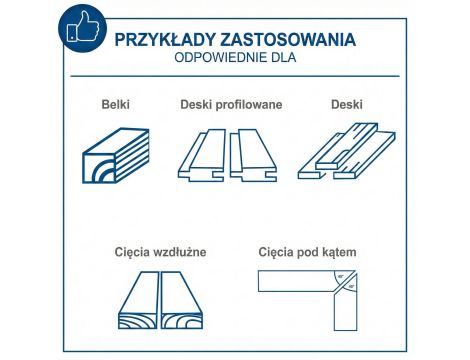 Piła stołowa 210 mm 1200W HS80 230V Scheppach - 6