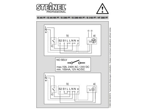 Czujnik ruchu i zmierzchu Steinel IS3360 PF podtynkowy IP20 okrągły biały - 2