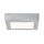 Panel LED Lunar 3000K 170x170mm 11W 230V chrom mat / aluminium