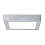 Panel LED Lunar 3000K 225x225mm 15.4W 230V chrom mat / aluminium - 3
