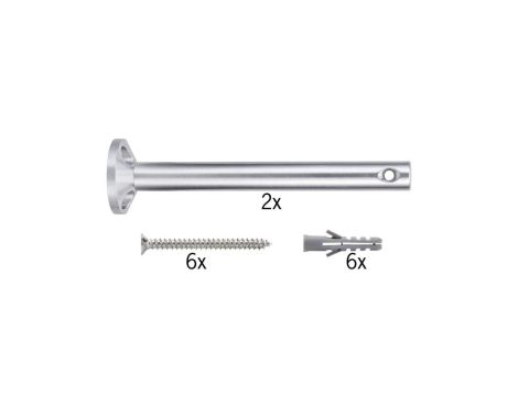System linkowy wspornik sufitowy 1 para, chrom, fi16mm