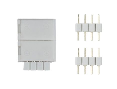 YourLED ECO Łącznik 2 szt. Biały Tworzywo sztuczne